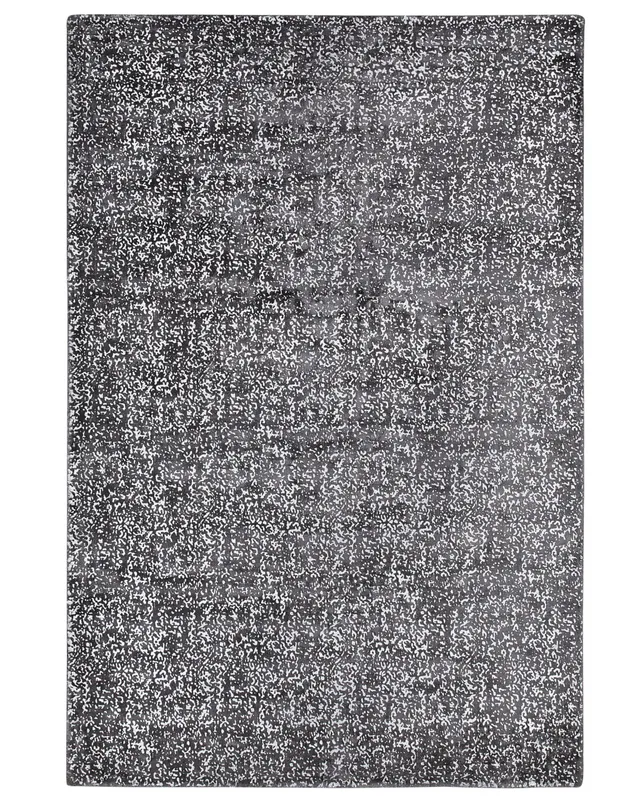beliani-esel-teppich-140x200-dunkelgrau-kurzflor-silber image 1