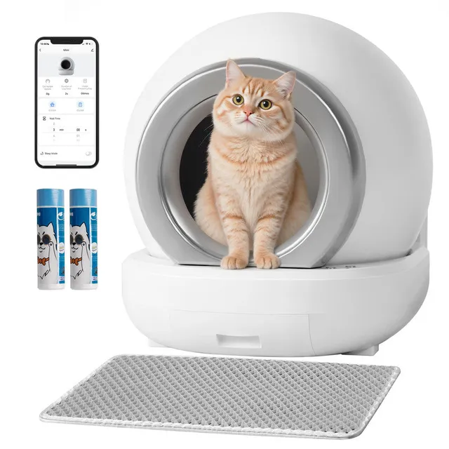 homall-shelf-katzentoilette-selbstreinigend-wei-mit-app image 1