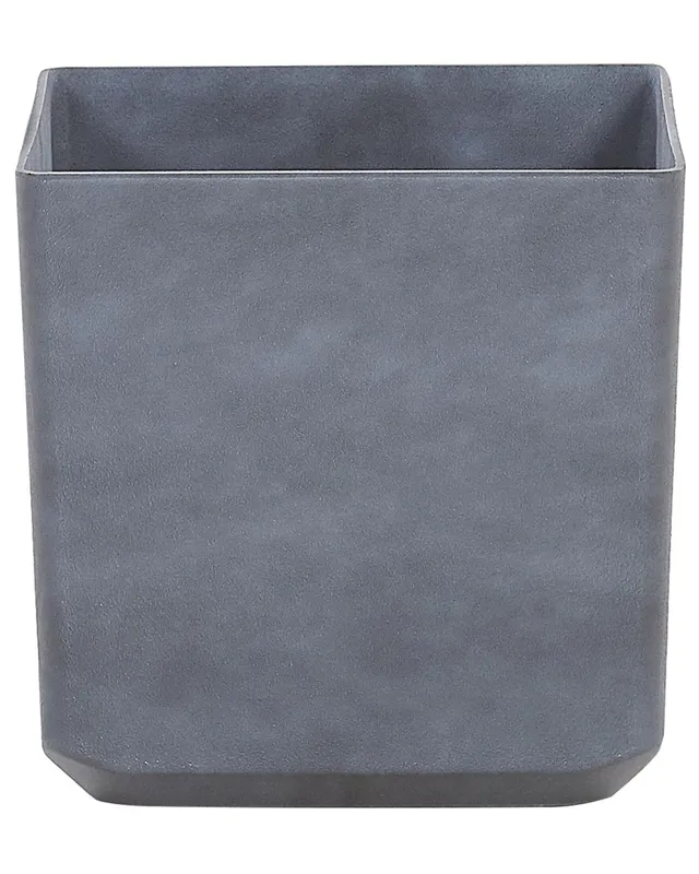 beliani-artiki-blumentopf-grau-quadratisch-43x43x43-cm image 1