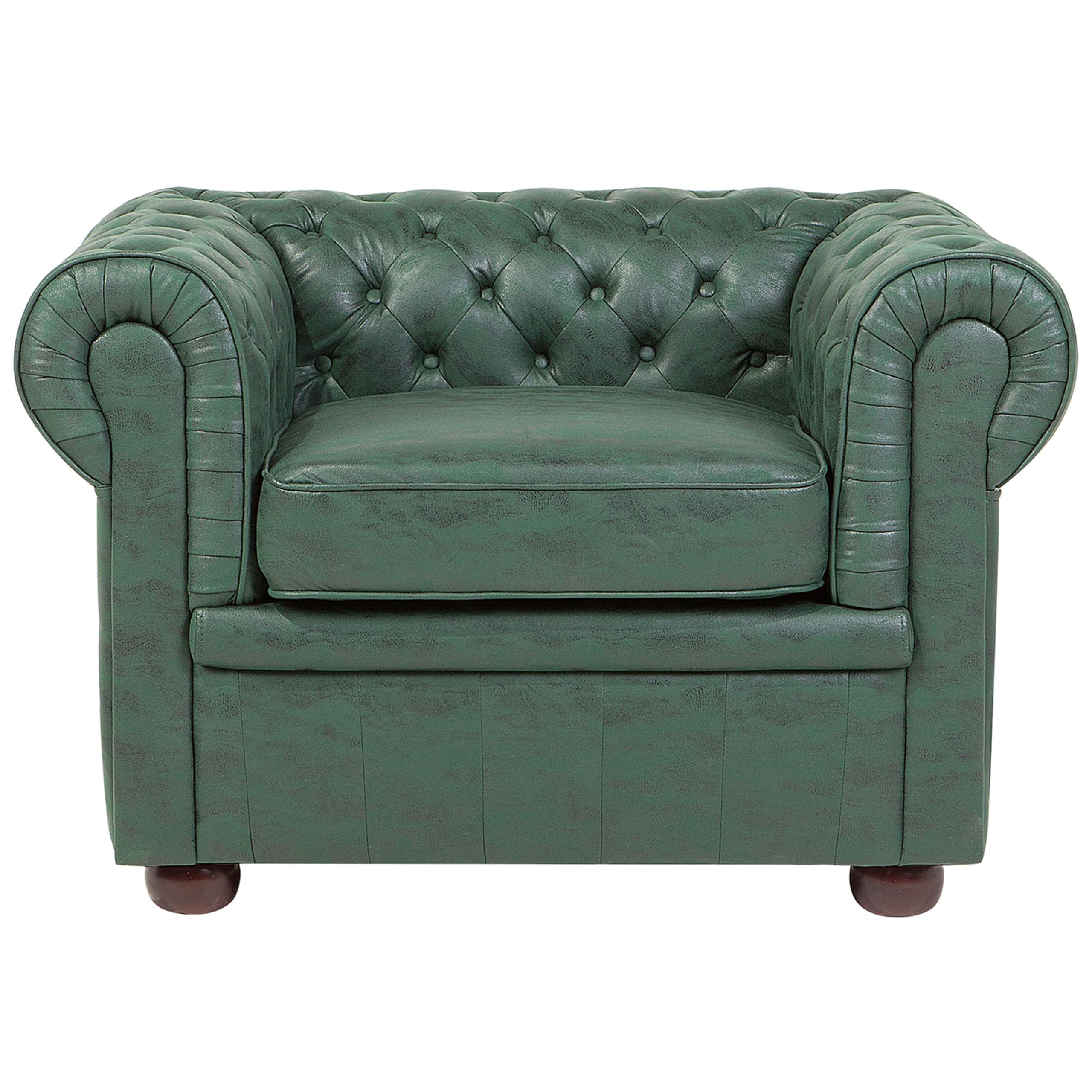 beliani-chesterfield-sessel-gr-n-kunstleder-eiche image 8