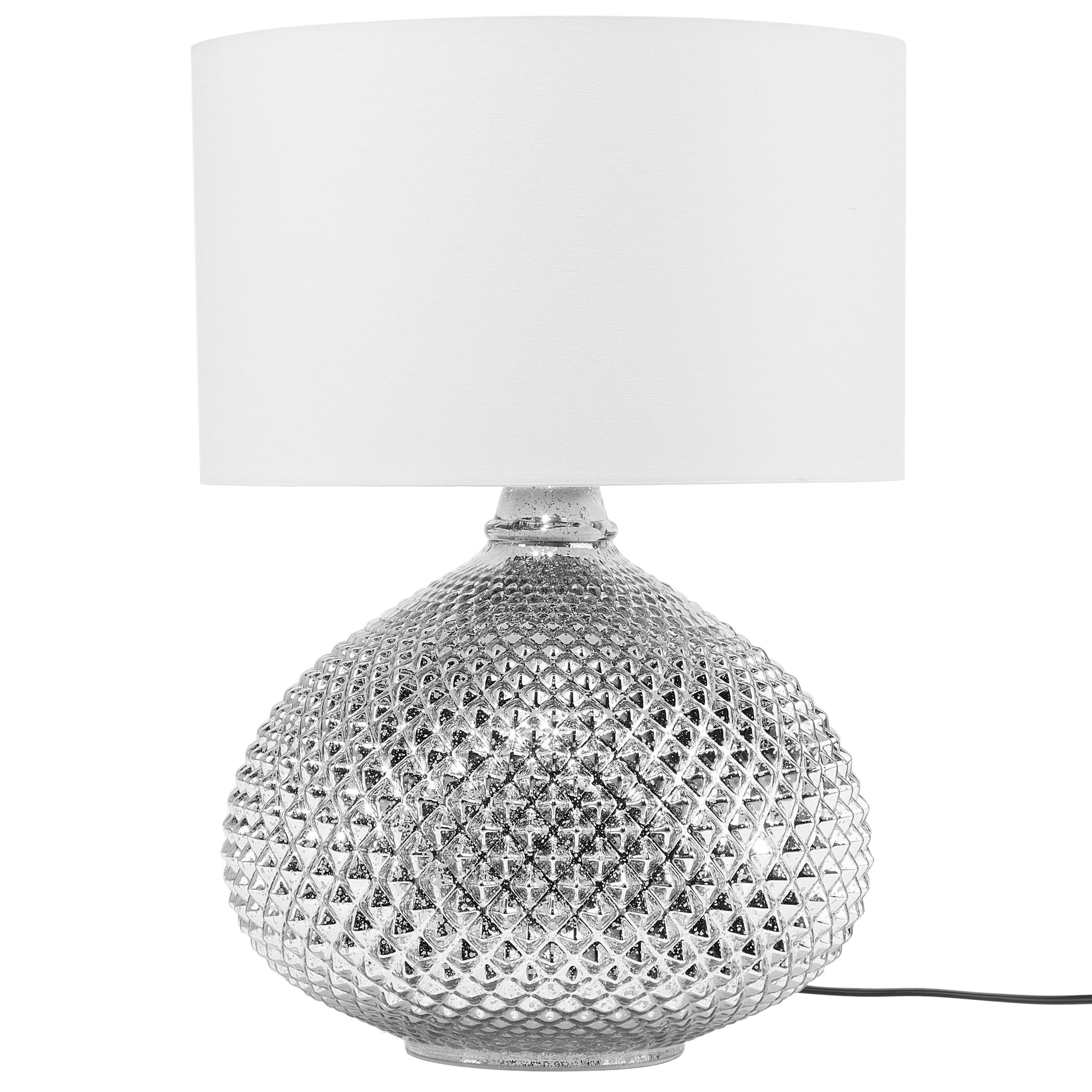 beliani-madon-tischleuchte-glas-silber-creme-45cm image 4