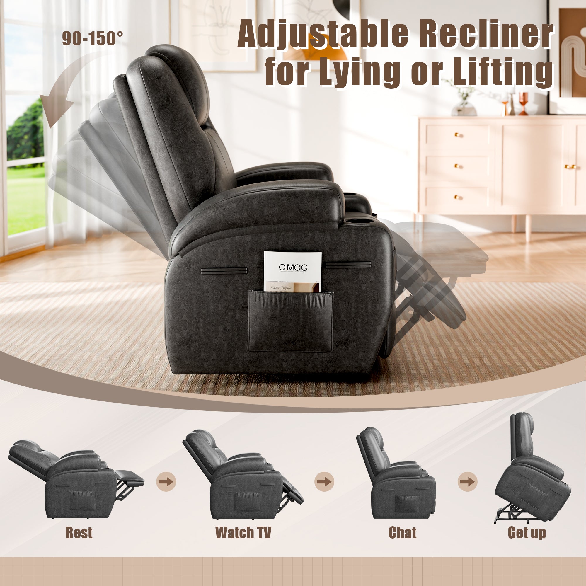 homall-recliner-chair-relaxsessel-schwarz-mit-massage-aufstehhilfe image 4