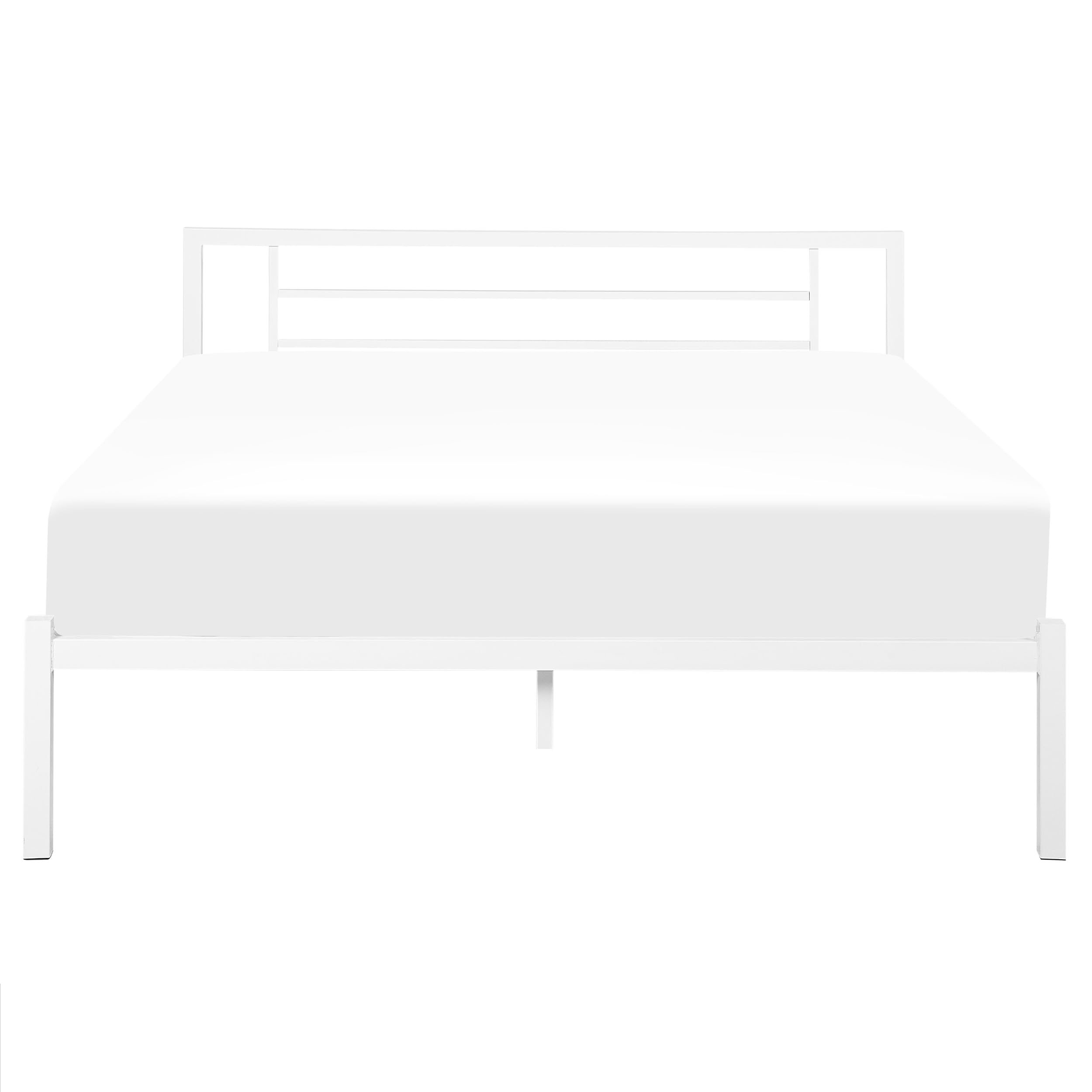 beliani-cusset-metallbett-wei-160x200-cm-lattenrost image 4