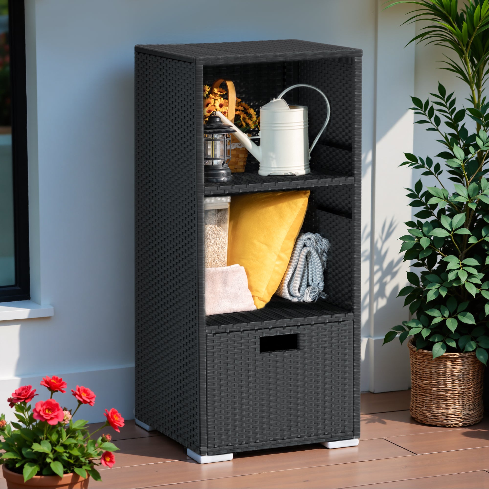 homall-patio-furniture-rattan-schrank-schwarz-1-st-ck image 7