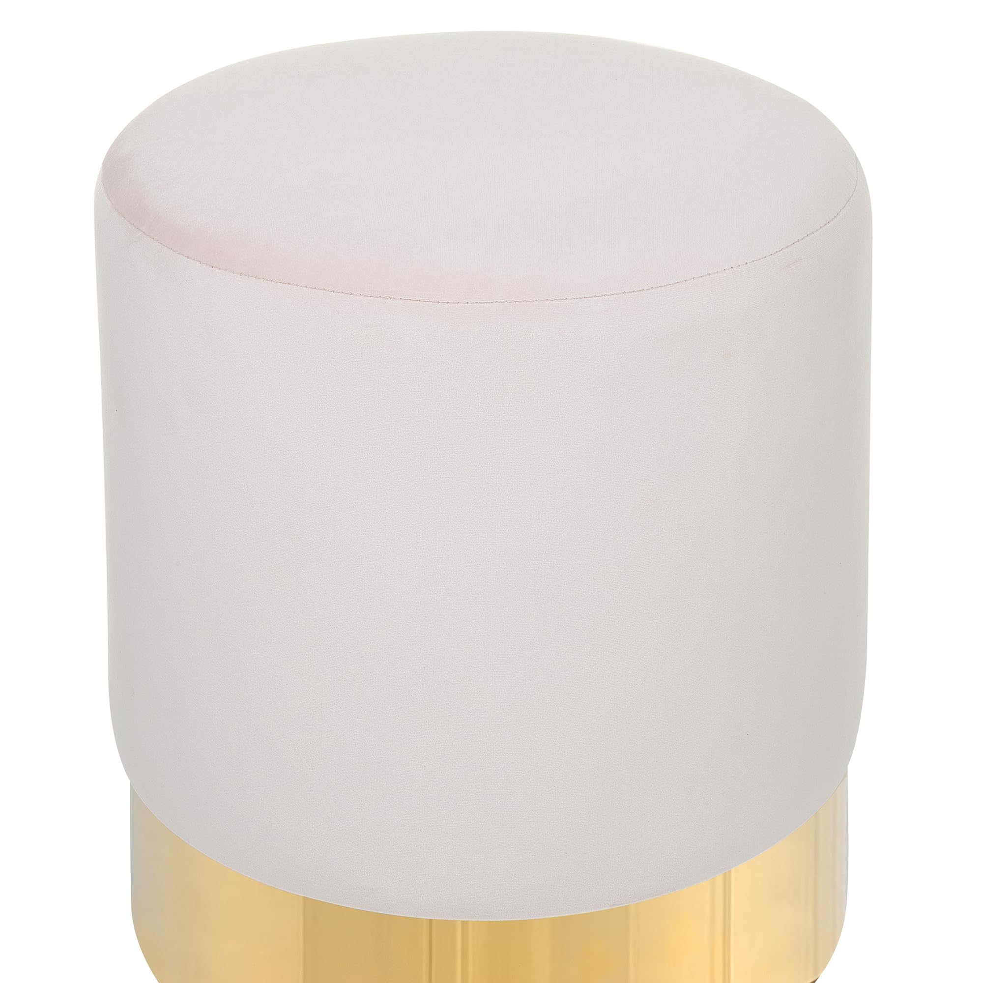 beliani-sophia-pouf-rund-samt-rosa-39-cm-goldener-sockel image 4