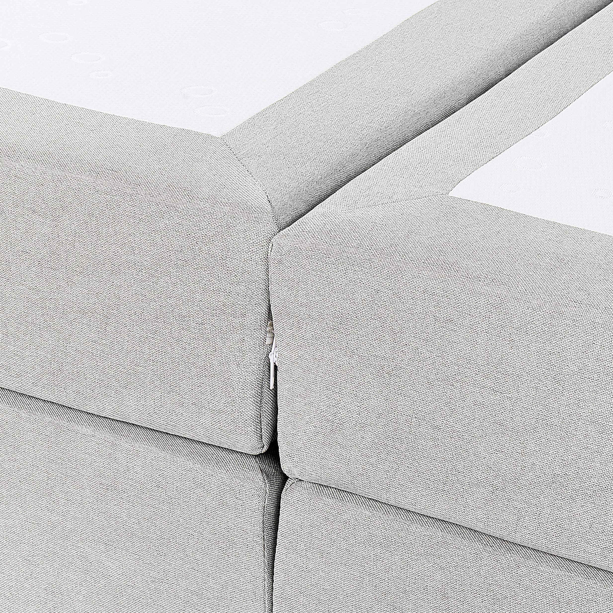 beliani-president-boxspringbett-160x200-hellgrau-leinenoptik-mit-stauraum image 7