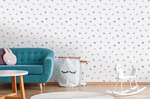 a-s-cr-ation-little-love-381471-kindertapete-punkte-bunt image 8
