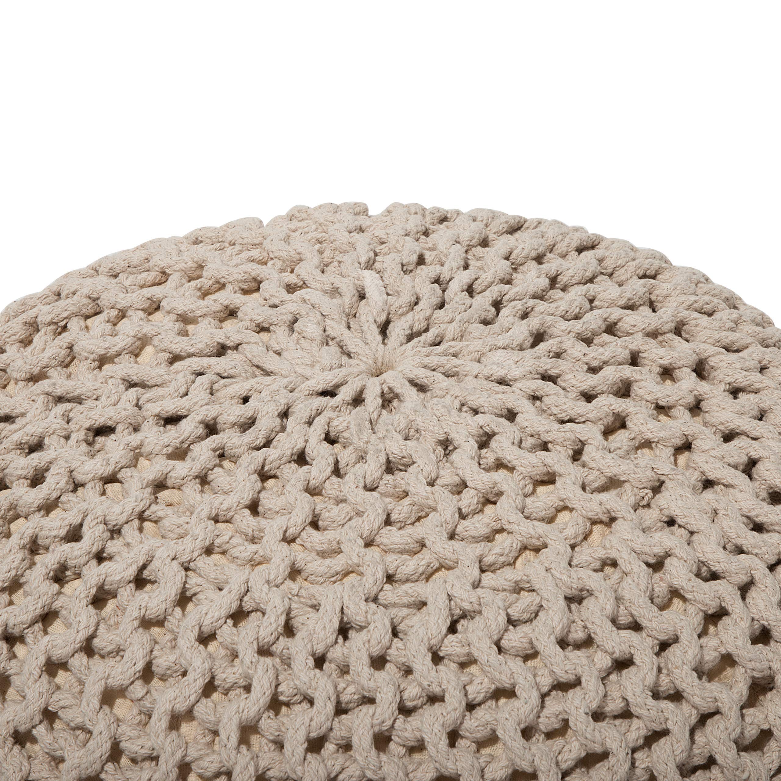 beliani-conrad-pouf-wolle-beige-40x25-cm-rund-strick image 4