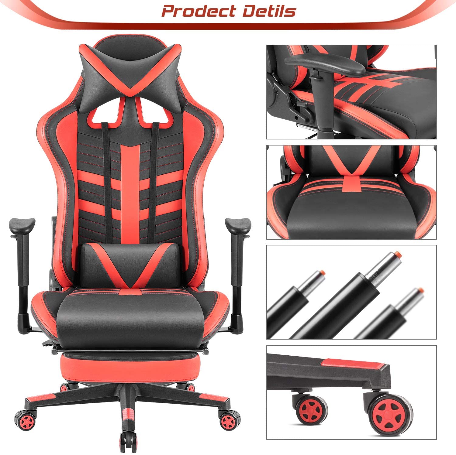 homall-gaming-chair-gaming-stuhl-grau-mit-fu-st-tze image 6
