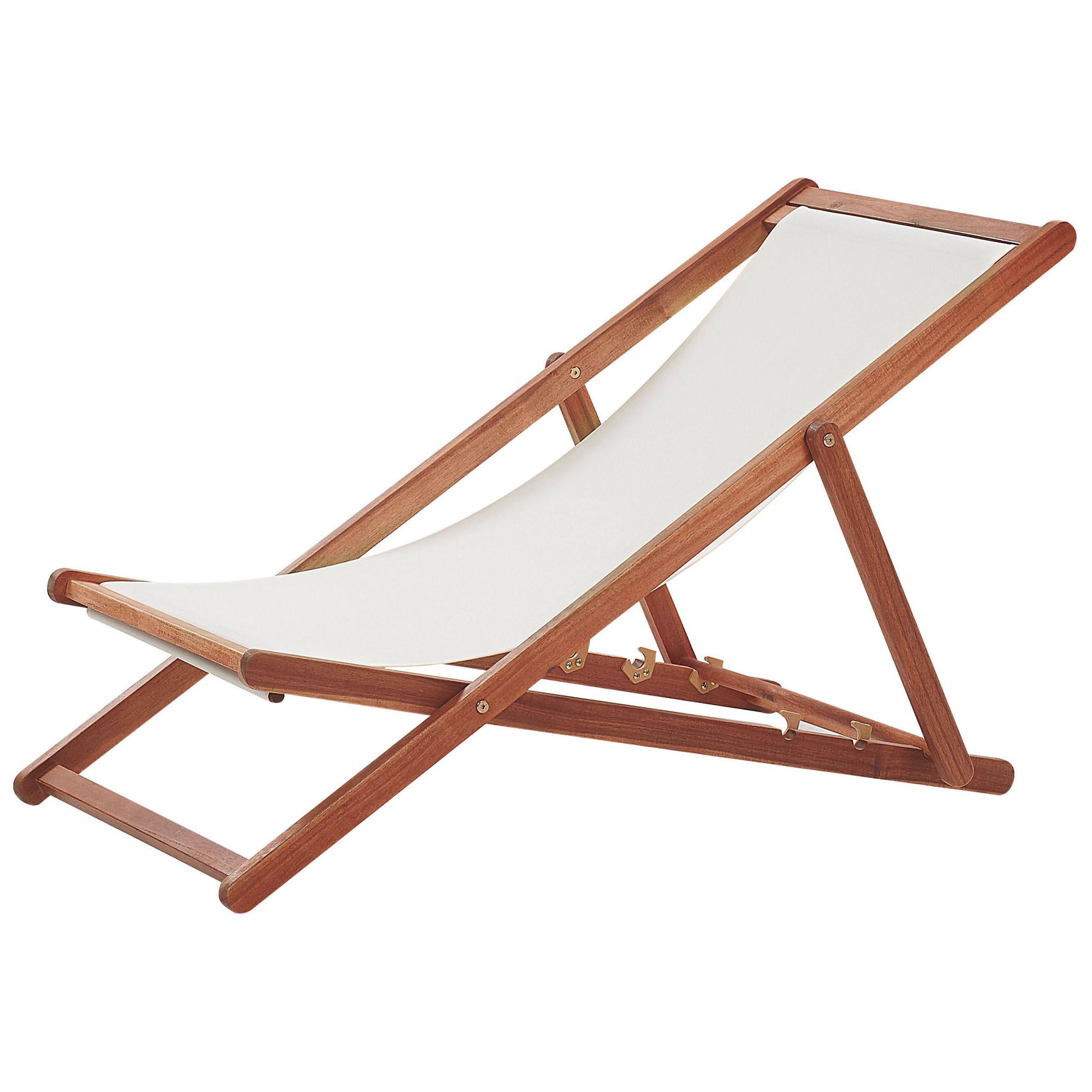 beliani-anzio-liegestuhl-akazienholz-dunkelbraun-bezug-beige-verstellbar image 6