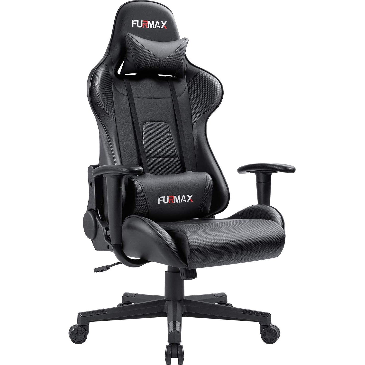 homall-gaming-b-rostuhl-racing-schwarz-grau-kunstleder image 8