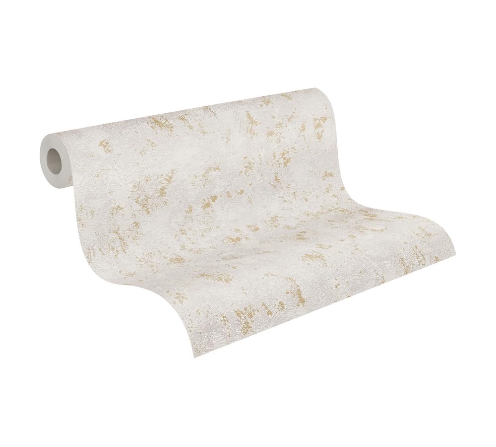 a-s-cr-ation-putz-vliestapete-beige-grau-gold-0-53x10-05m image 1