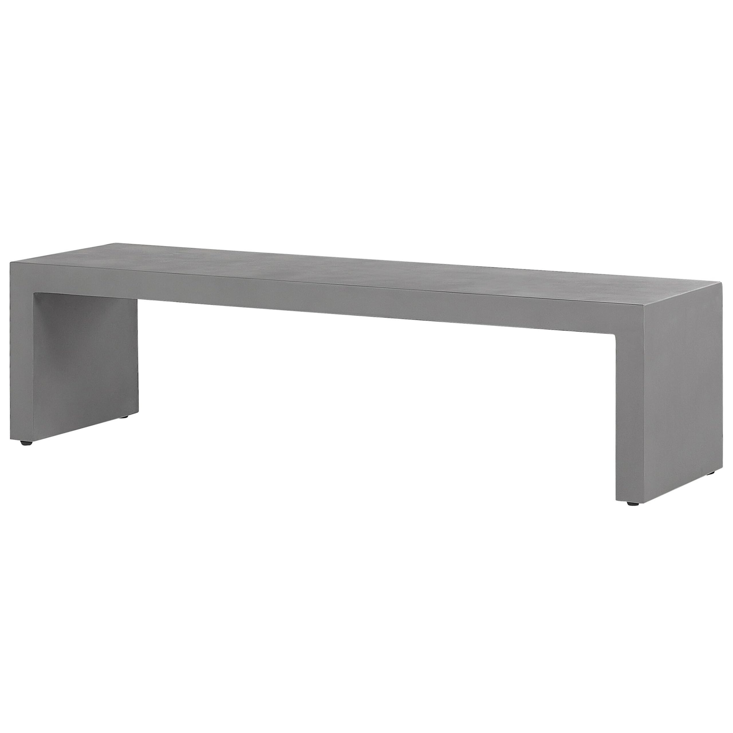 beliani-taranto-esszimmerset-beton-grau-u-form-4-personen image 6