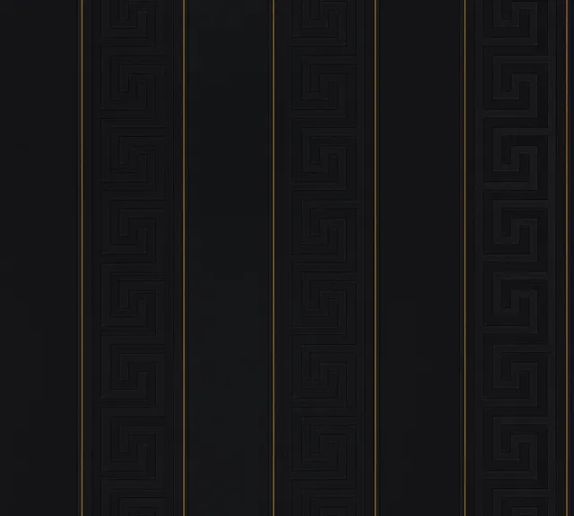 versace-home-greek-93524-4-vliestapete-streifen-schwarz-gold image 1