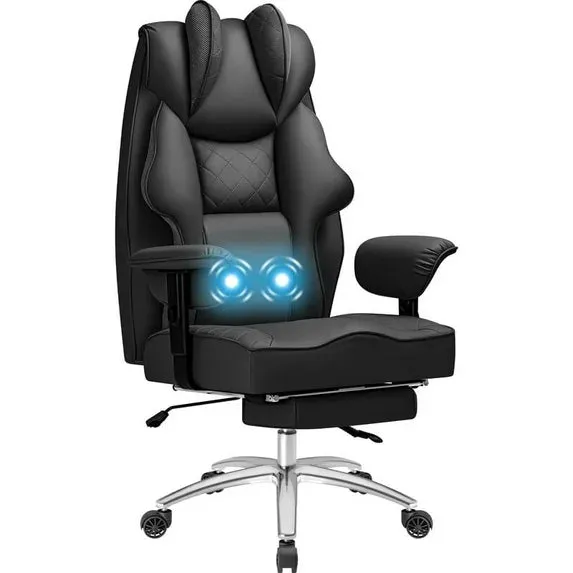homall-recliner-chair-b-rostuhl-schwarz-mit-fu-st-tze image 1