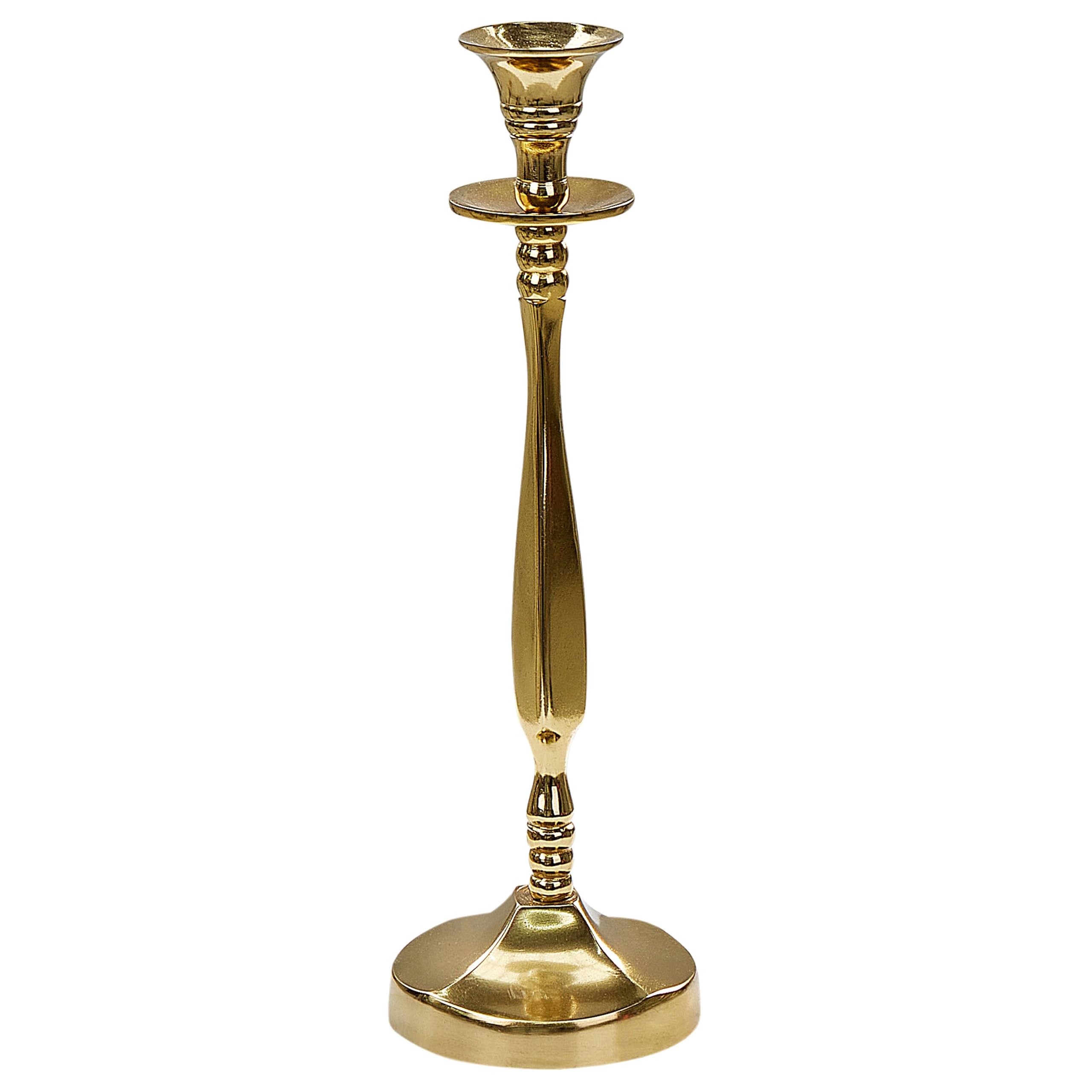 beliani-tirah-kerzenst-nder-2er-set-gold-spitzkerzen image 5
