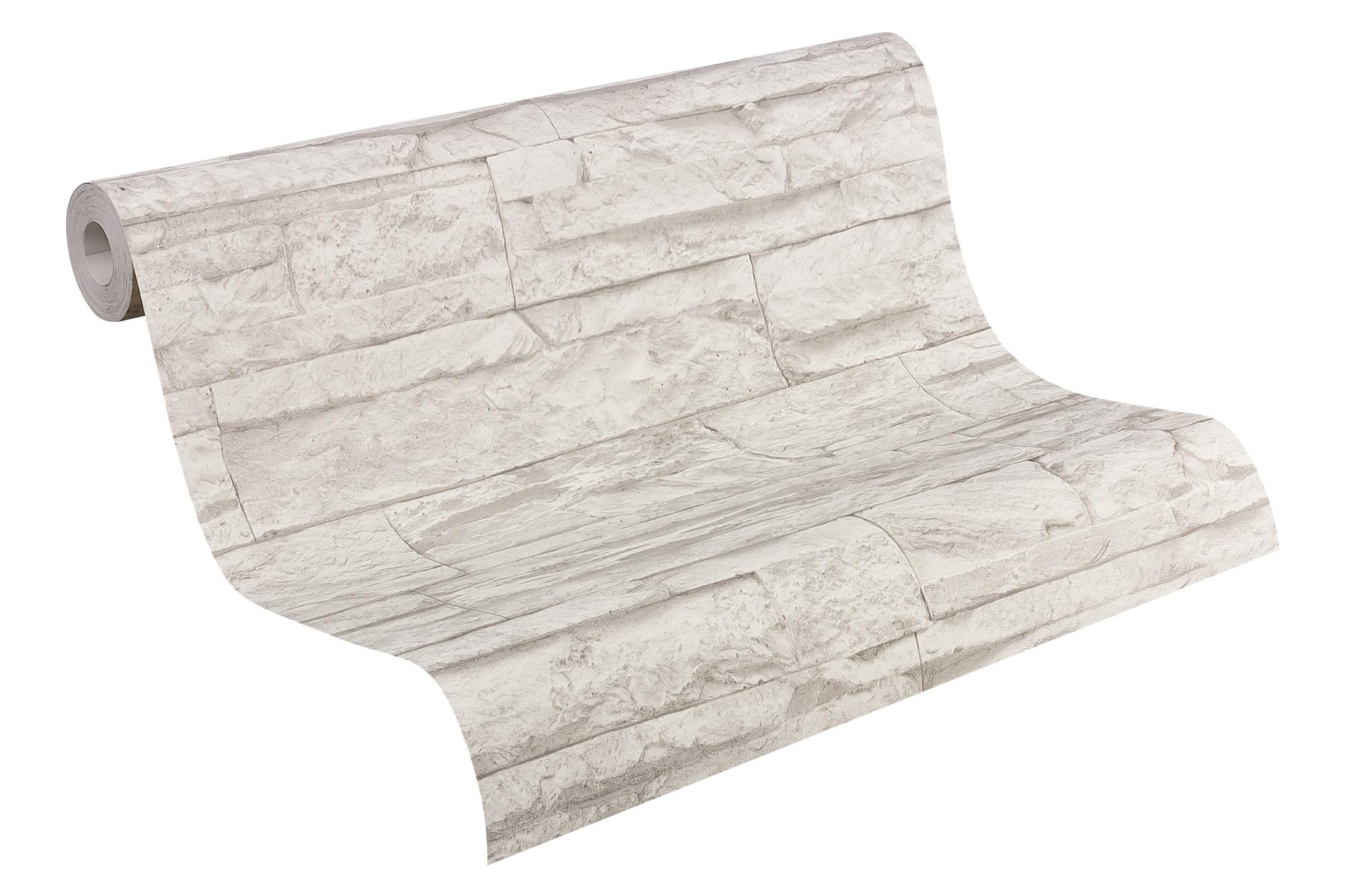 a-s-cr-ation-best-of-wood-and-stone-vliestapete-hellgrau image 1