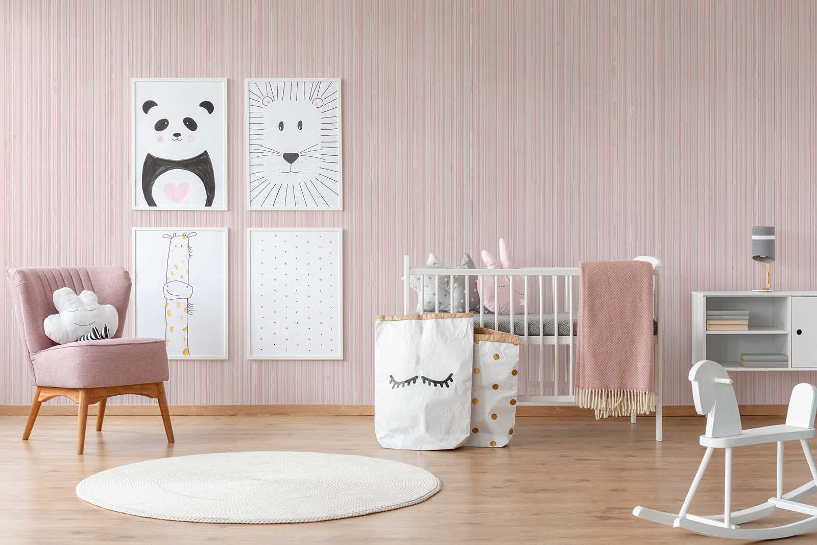 a-s-cr-ation-attractive-378171-streifentapete-rosa-creme image 4