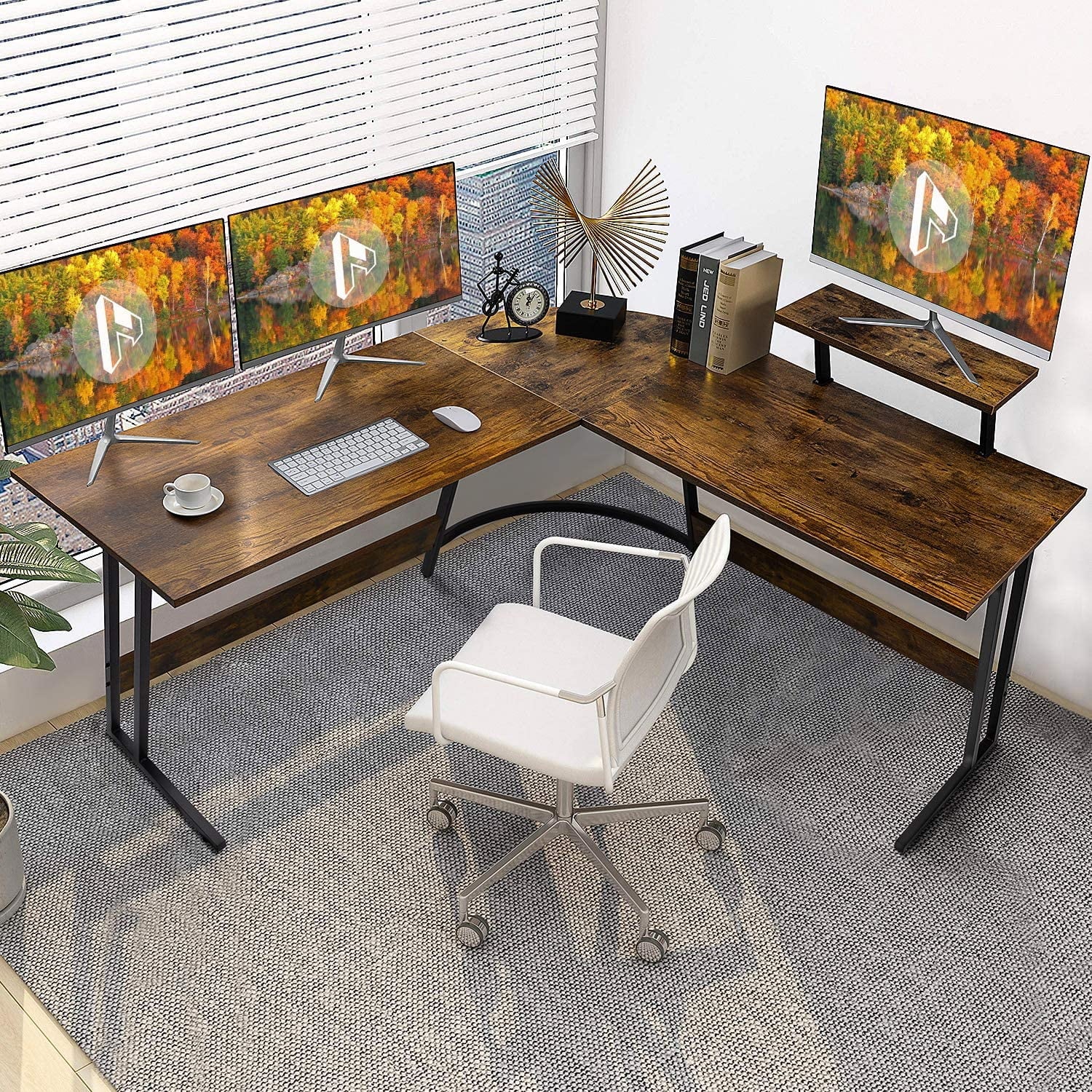 homall-gaming-desk-eckschreibtisch-l-form-mit-monitorst-nder image 3