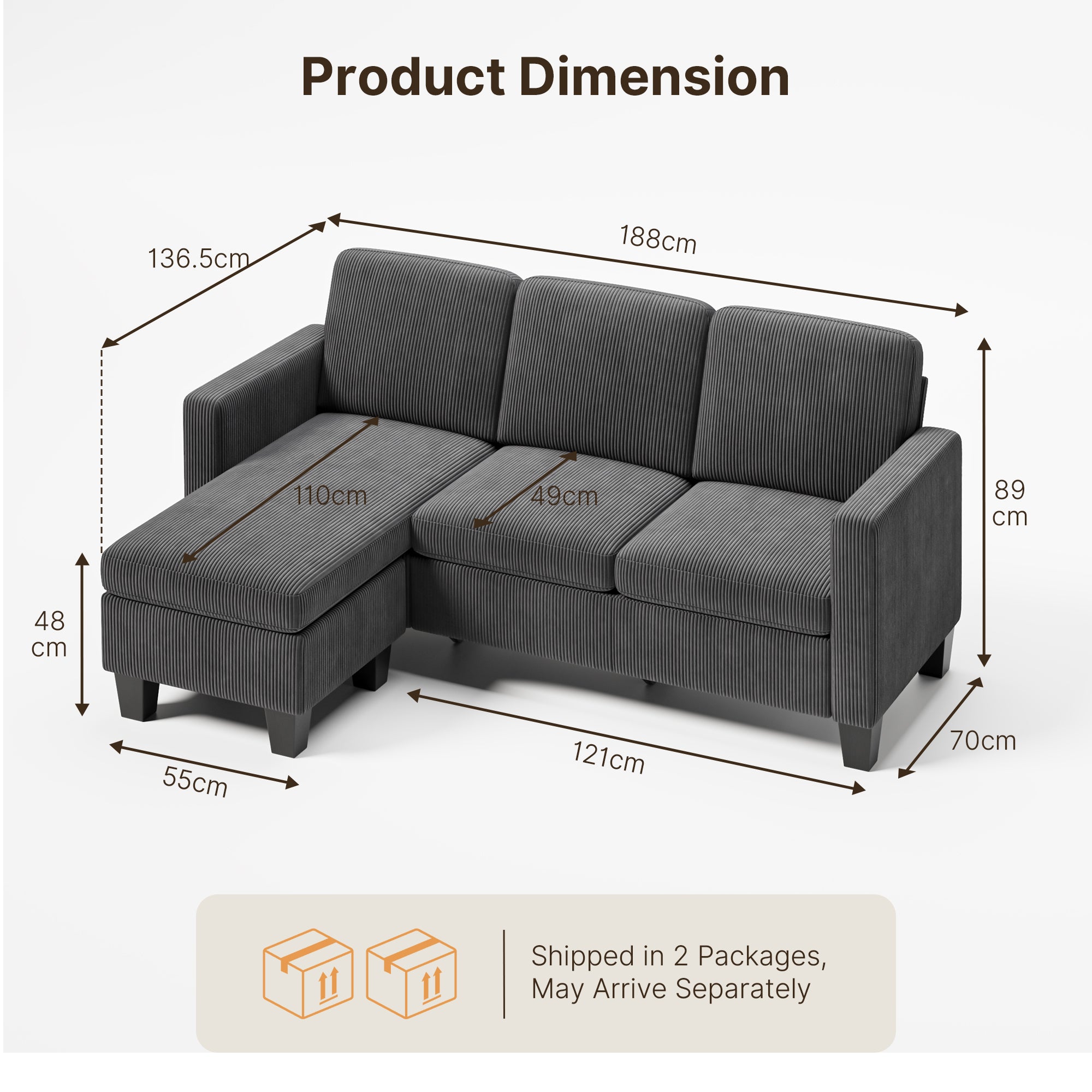 bealife-sofas-ar93-ecksofa-cord-dunkelgrau-l-form-188cm-4-sitzer image 3