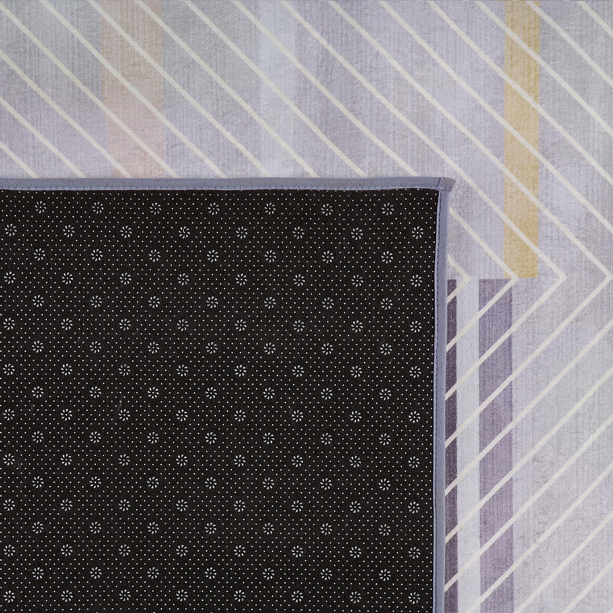 beliani-ergenli-teppich-grau-gelb-80x150-streifen image 6