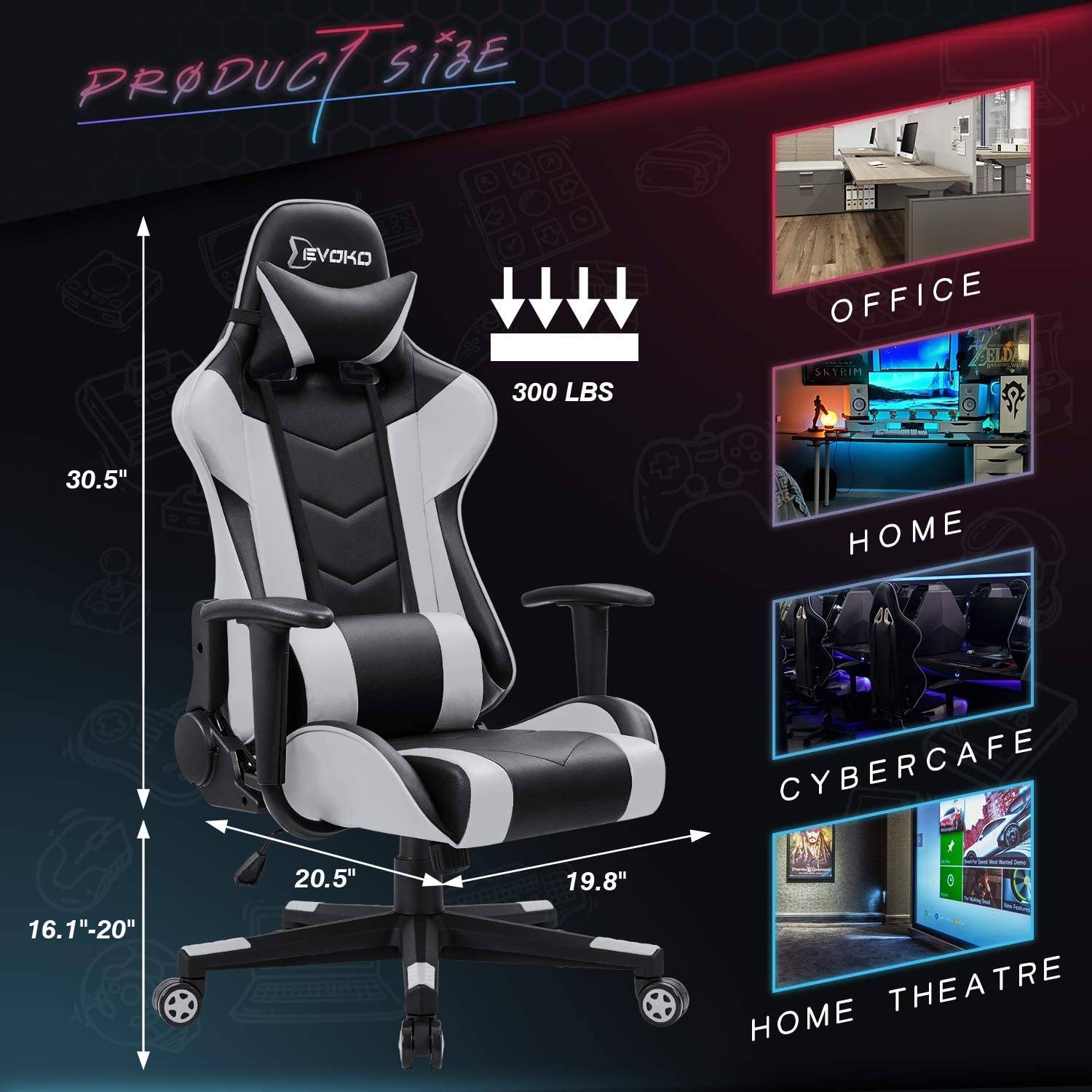 homall-gaming-chair-gamingstuhl-wei-kunstleder-drehbar image 7