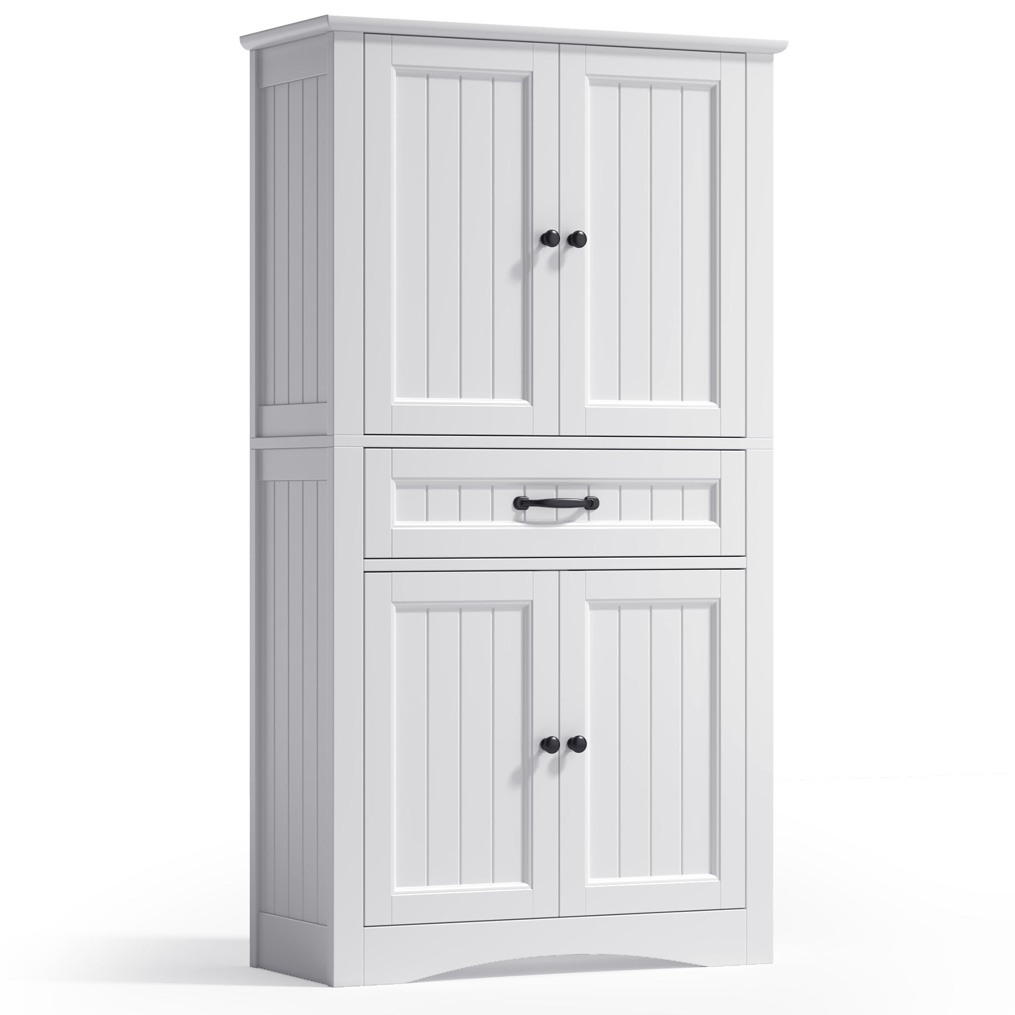 bealife-ap68-hochschrank-wei-73x31x132-4-t-rig-mdf image 1