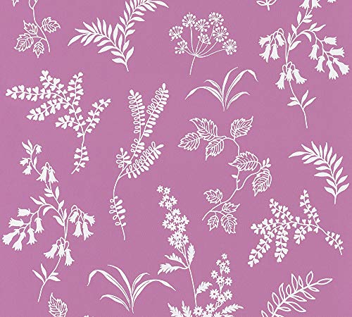 a-s-cr-ation-flavour-366936-papiertapete-lila-wei-floral image 4
