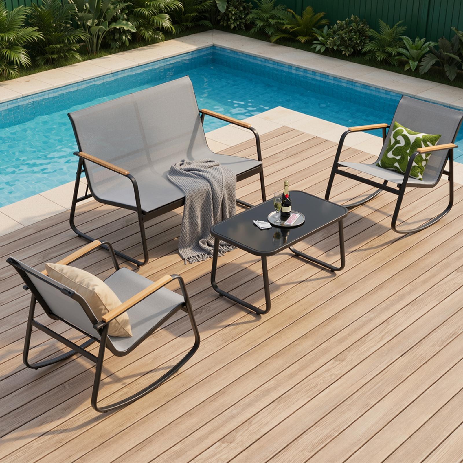 bealife-wr314-gartenm-bel-set-4-teilig-grau-wetterfest image 6