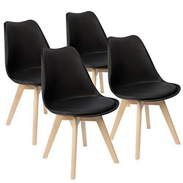 homall-modern-dining-chair-esszimmerstuhl-schwarz-4er-gepolstert image 1