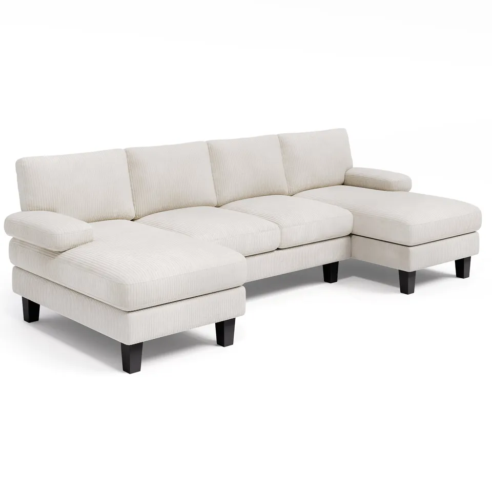 bealife-ar103-u-sofa-wei-271cm-cord-4-sitzer-schlaf image 1