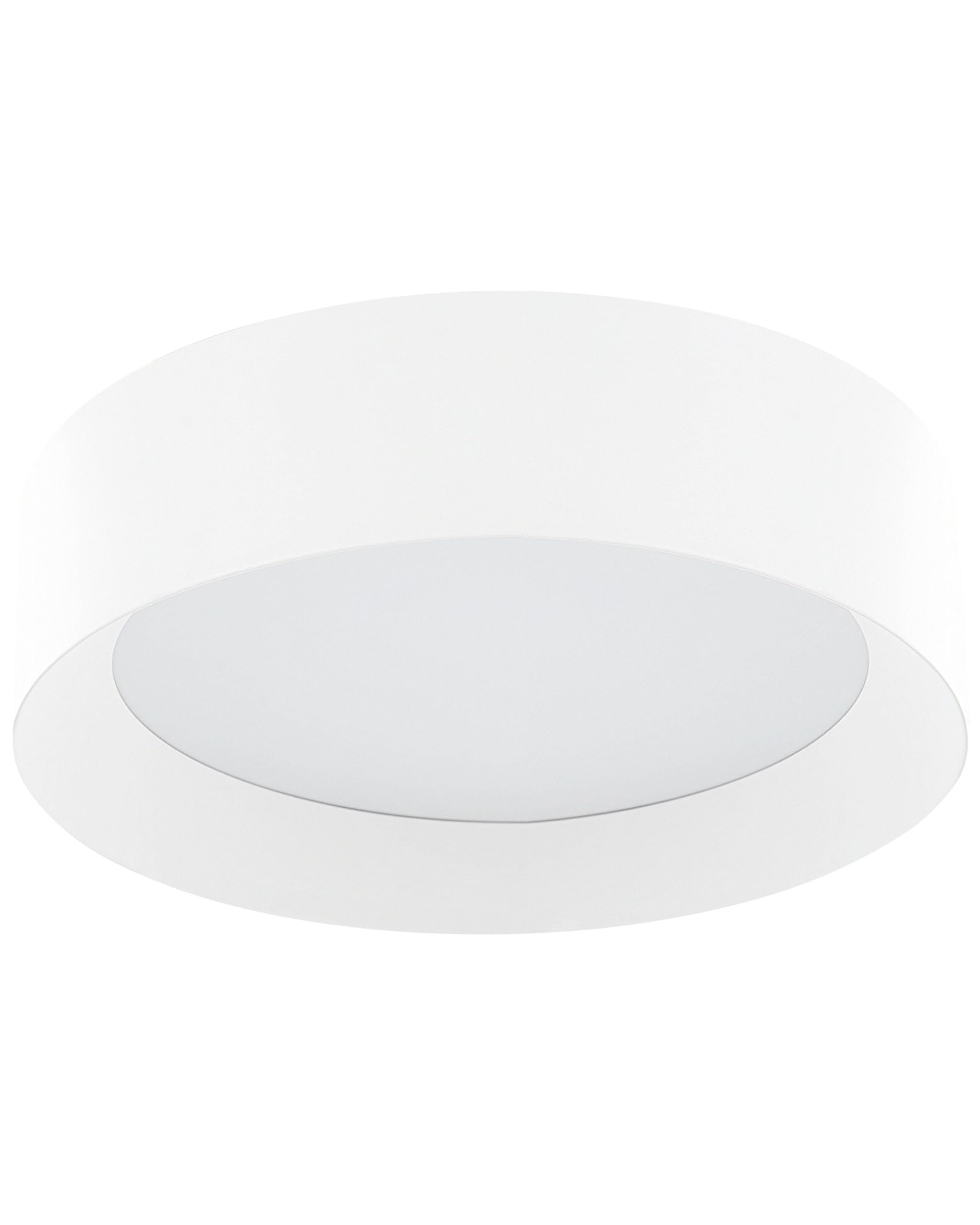 beliani-loei-deckenleuchte-wei-rund-led-warmwei image 1