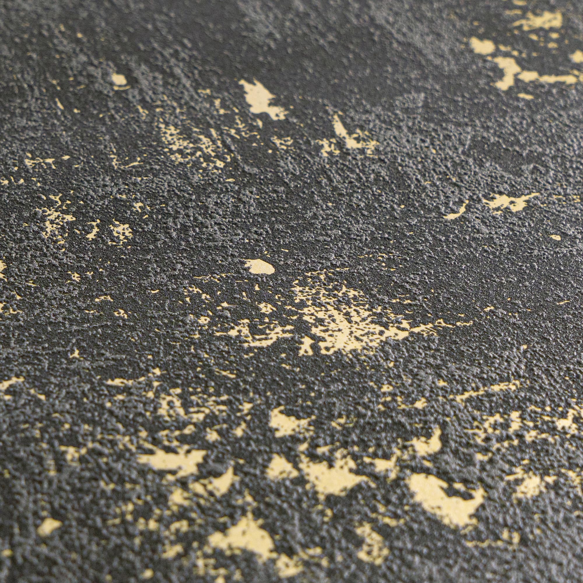 a-s-cr-ation-used-look-vliestapete-2307-82-schwarz-gold image 3