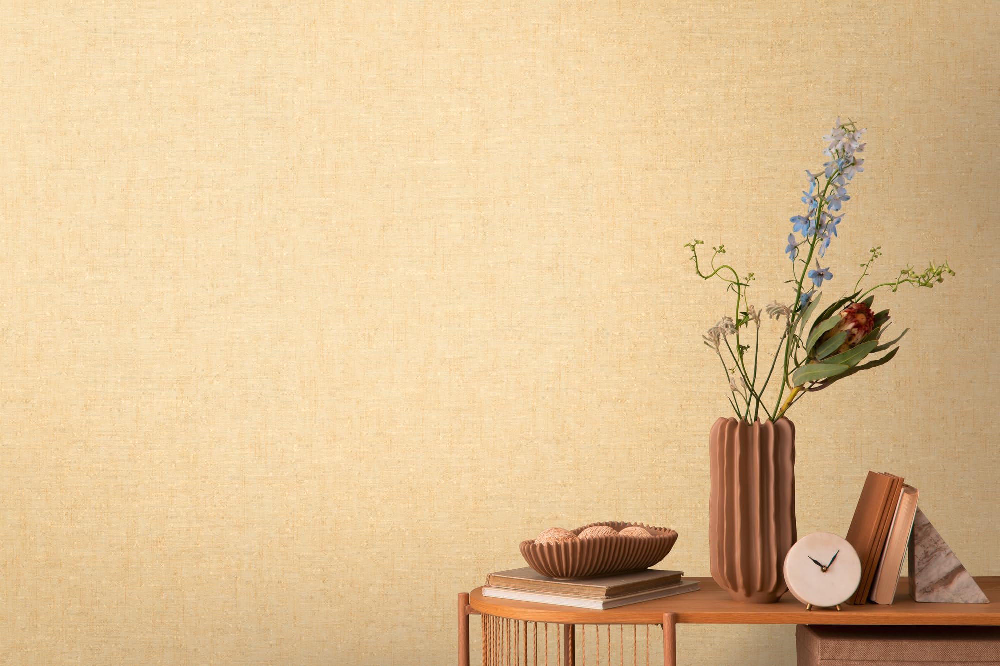 a-s-cr-ation-cosmopolitan-uni-vliestapete-gelb-beige-textil image 3