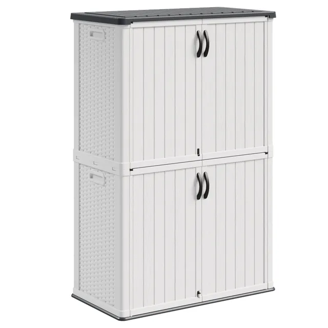 homall-metal-shed-ger-teschuppen-wei-50-cu-ft-wasserdicht image 1