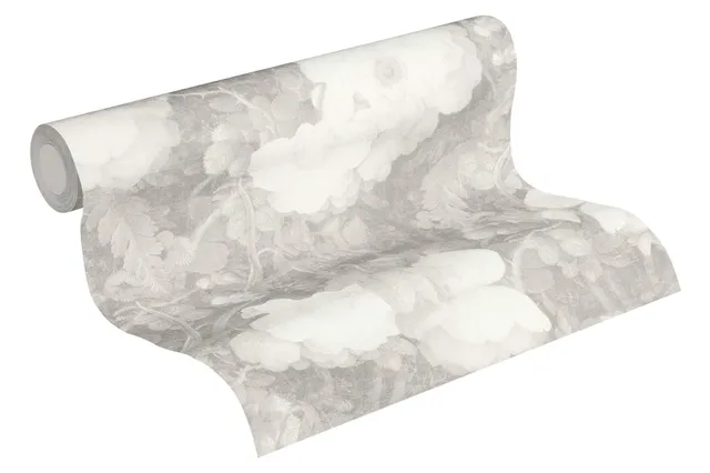 a-s-cr-ation-metropolitan-tapete-grau-wei-floral-10-m image 1