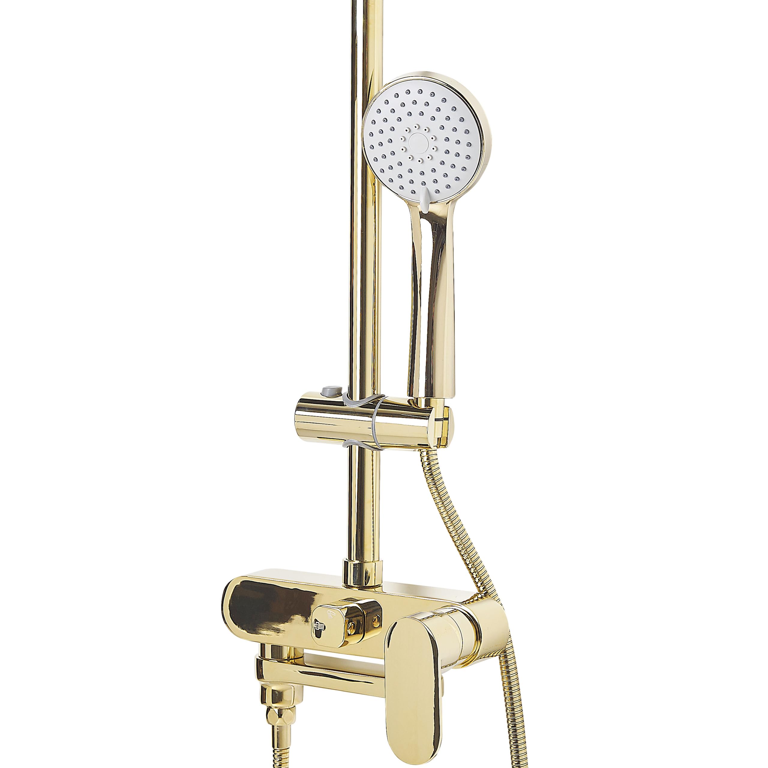 beliani-gurara-duschsystem-gold-kopfbrause-handbrause-messing image 6