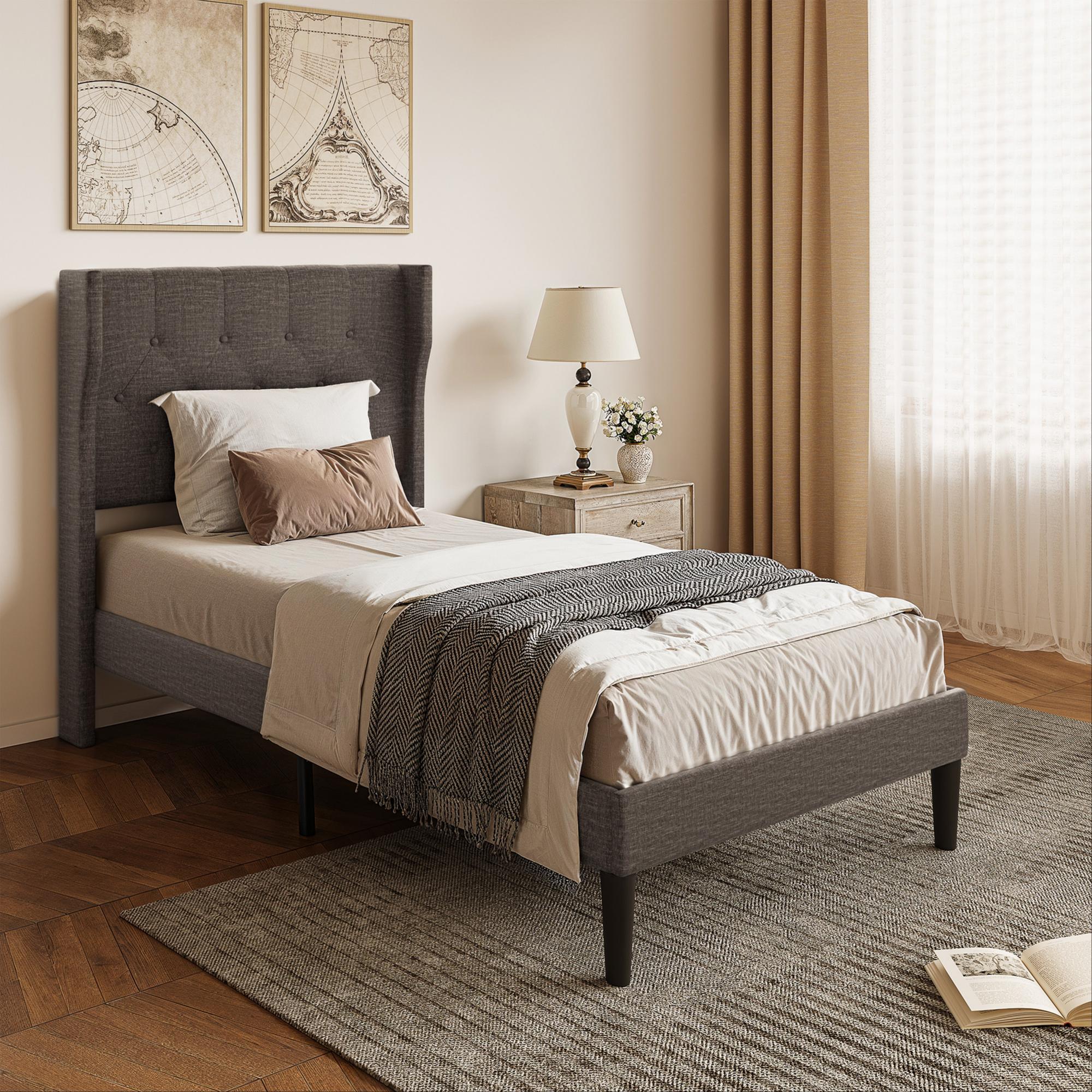 bealife-af14-polsterbett-90x200-dunkelgrau-stoffbett image 3