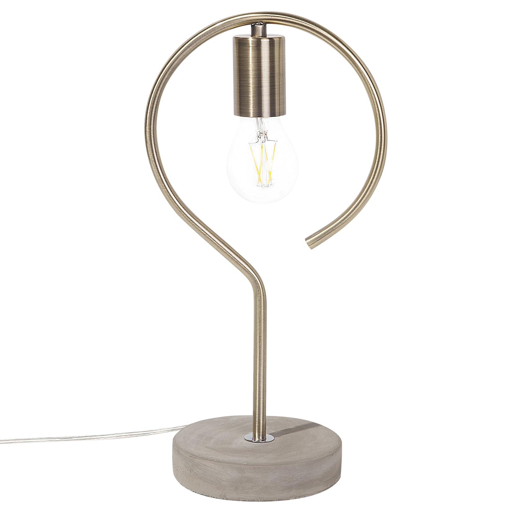 beliani-jucar-tischlampe-messing-beton-e27-40-cm-minimalistisch image 4