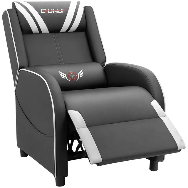 homall-gaming-recliner-relaxsessel-kunstleder-blau-165-grad image 1