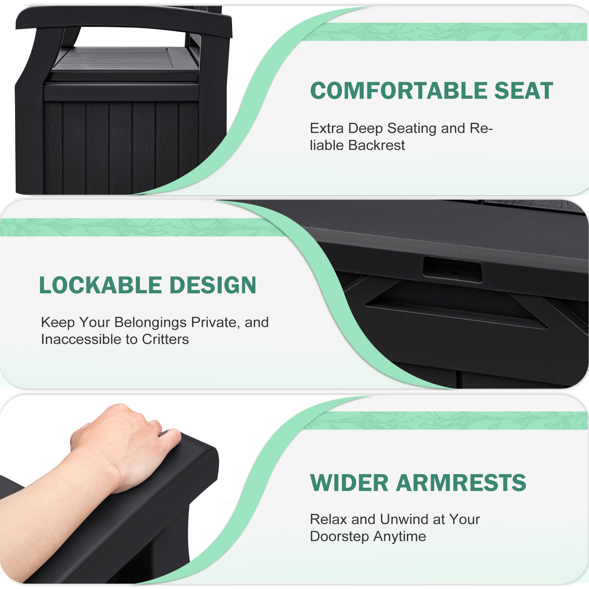 homall-patio-furniture-auflagenbox-300l-schwarz image 4