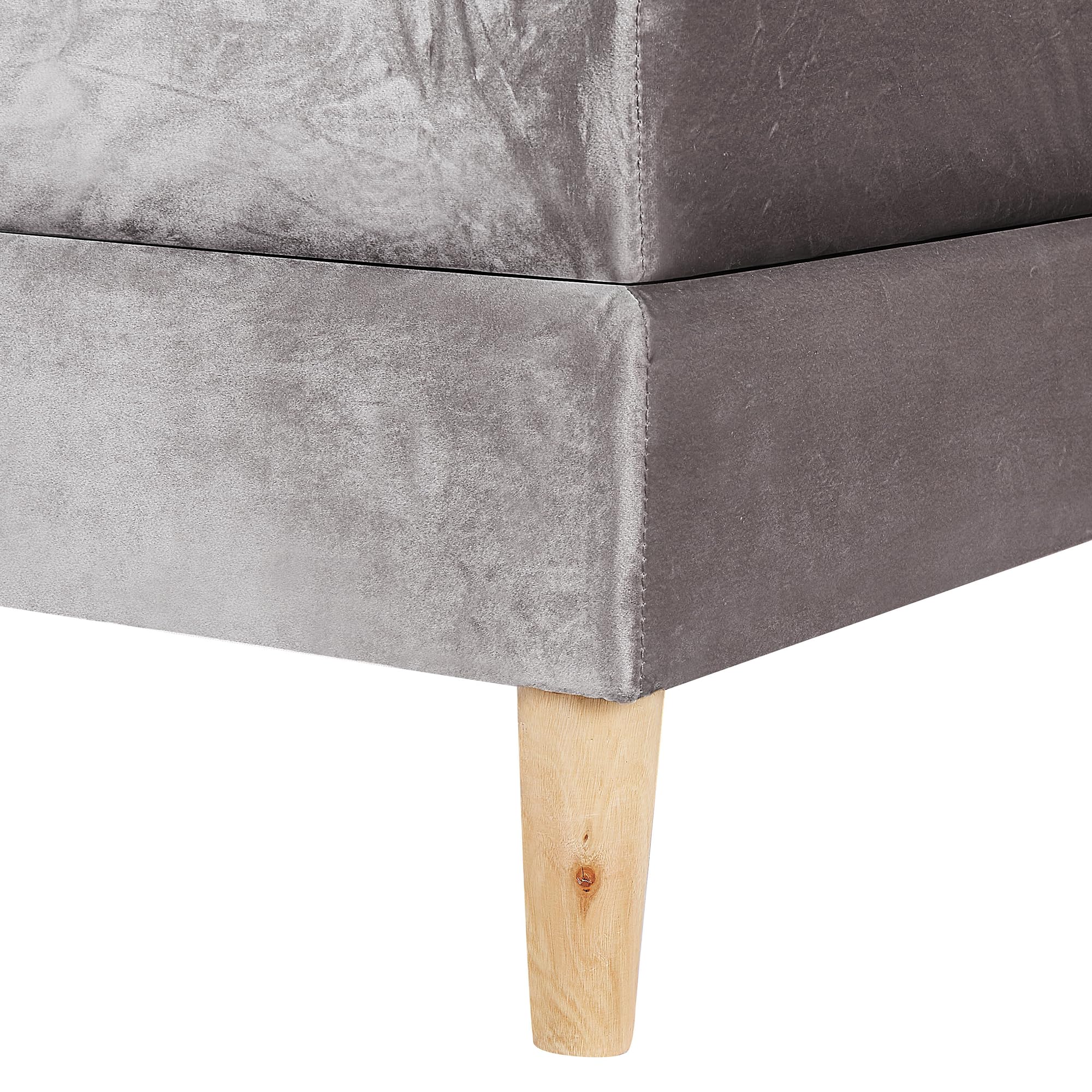 beliani-marquise-boxspringbett-160x200-samt-grau image 6