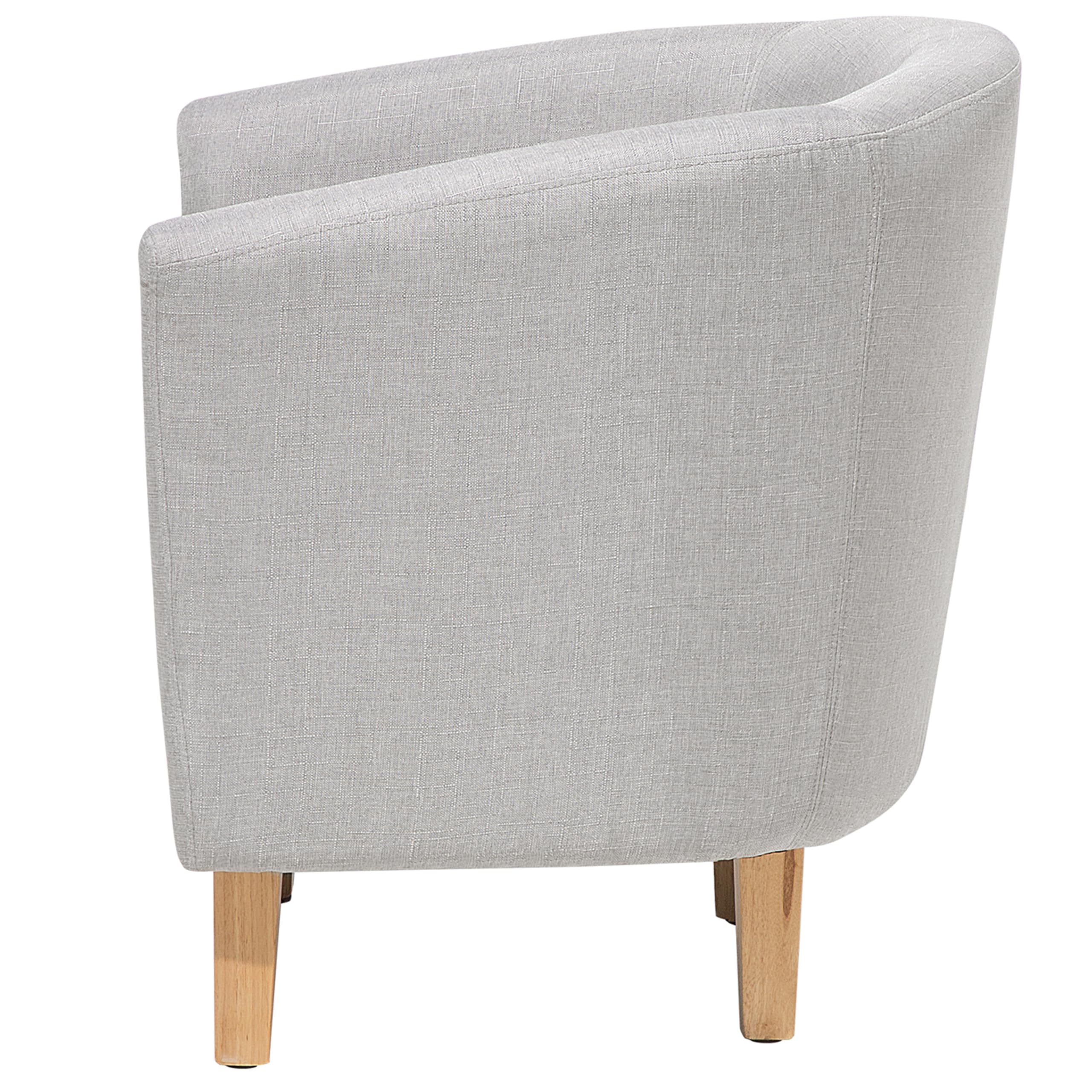 beliani-holden-cocktailsessel-grau-sessel-mit-hocker-stoff image 6