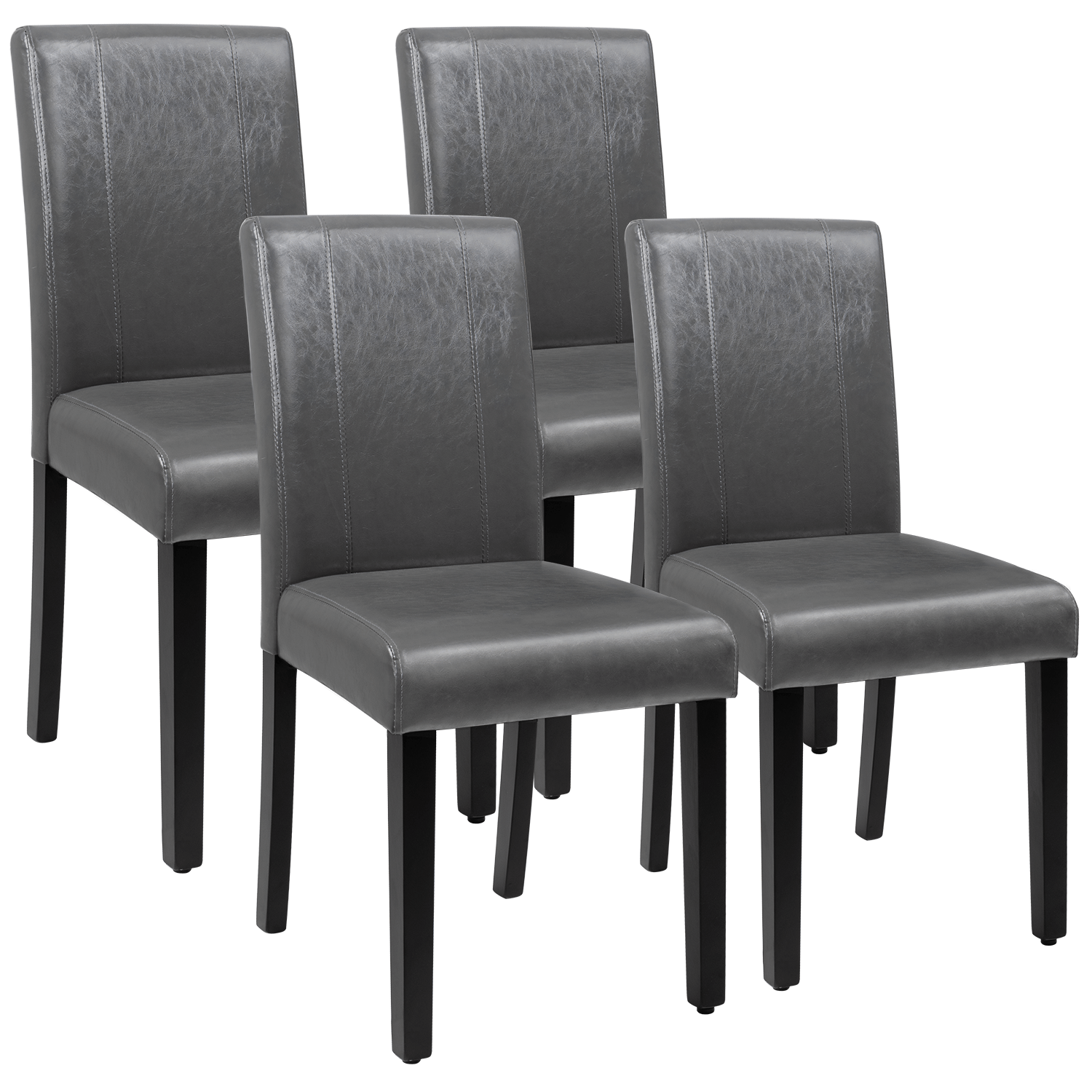homall-modern-dining-chair-esszimmerstuhl-4er-set-beige-kunstleder image 1