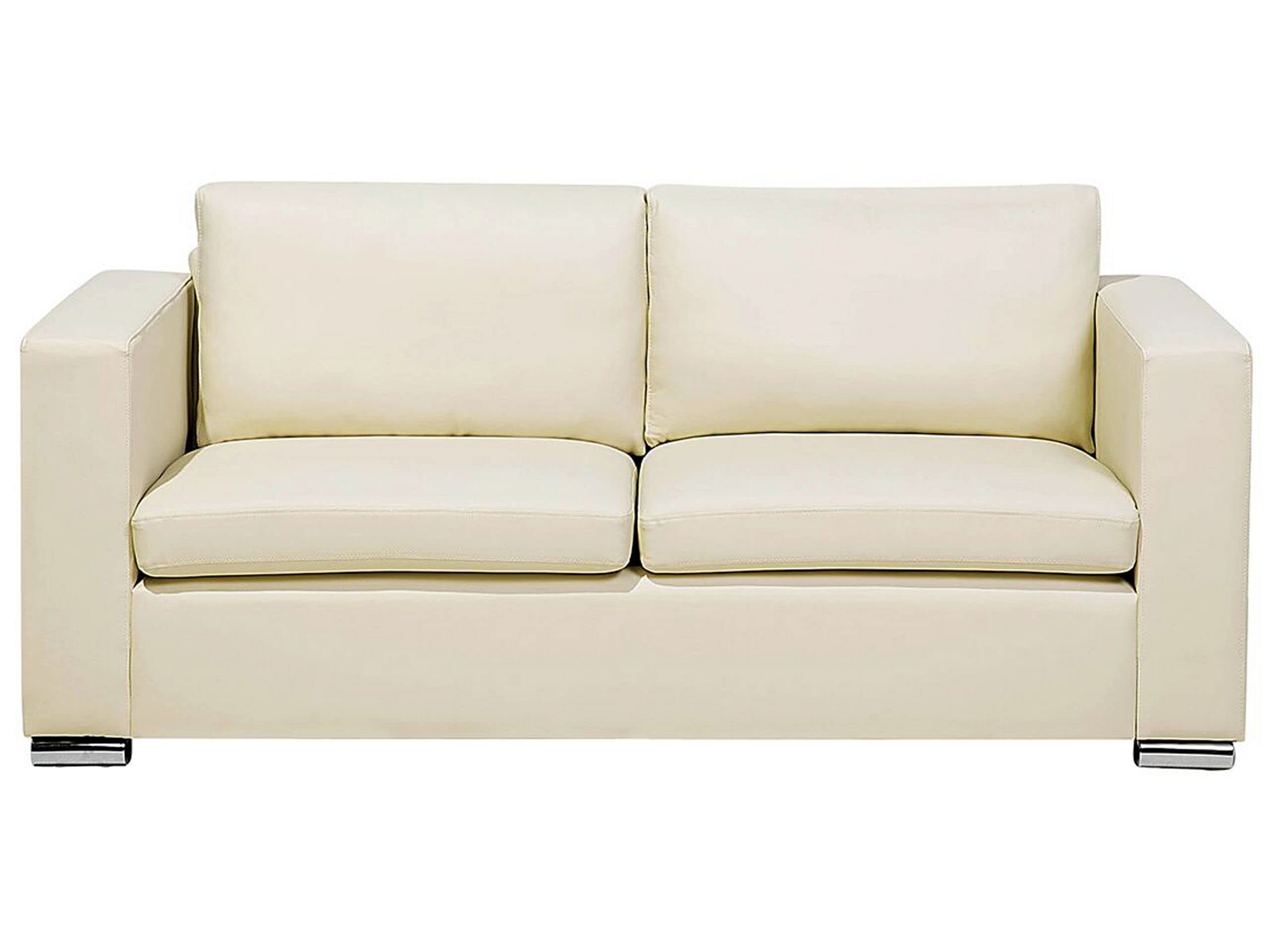 beliani-helsinki-3-sitzer-sofa-echtleder-hellbeige-186cm image 1