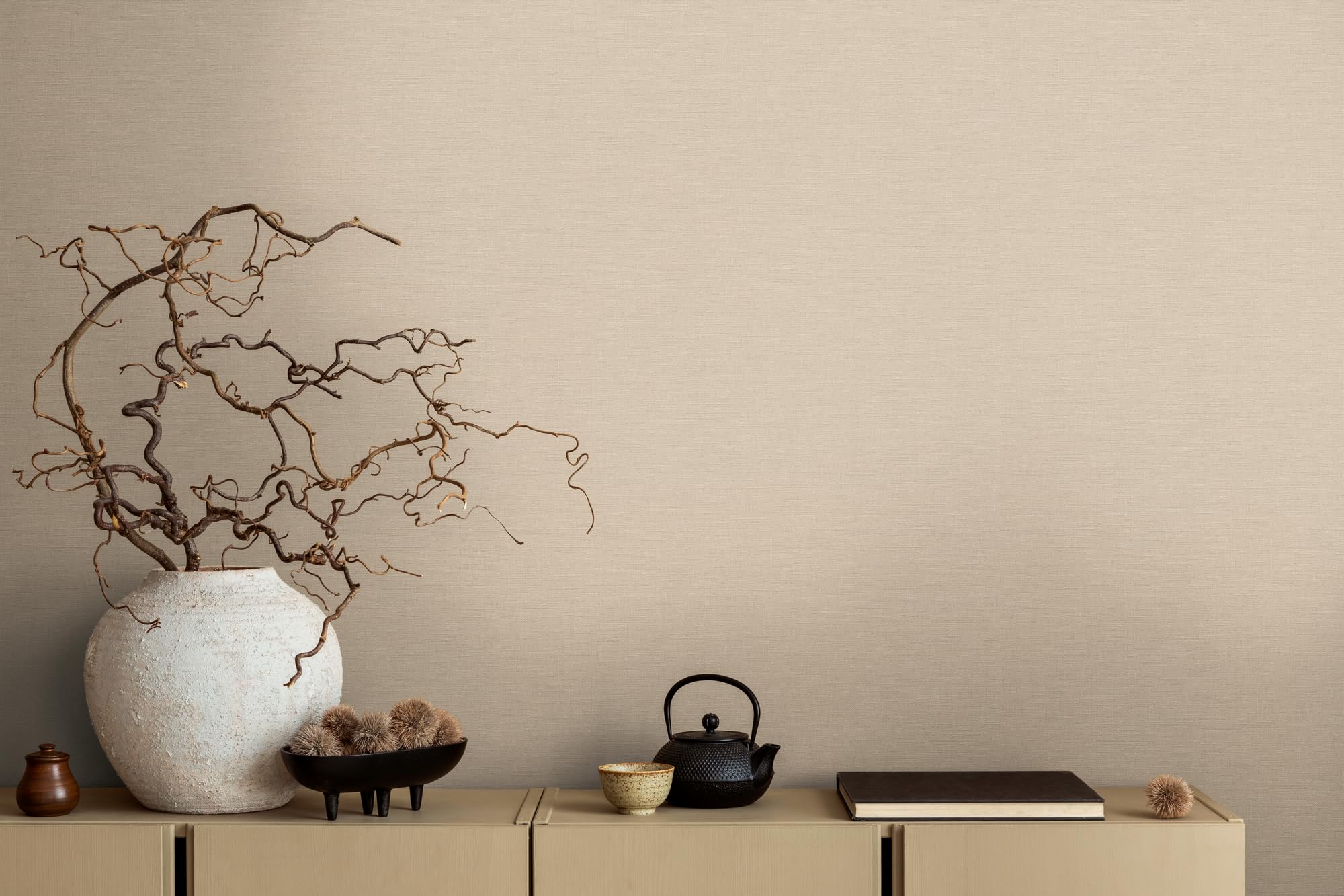 livingwalls-399892-vliestapete-beige-uni-einfarbig image 4