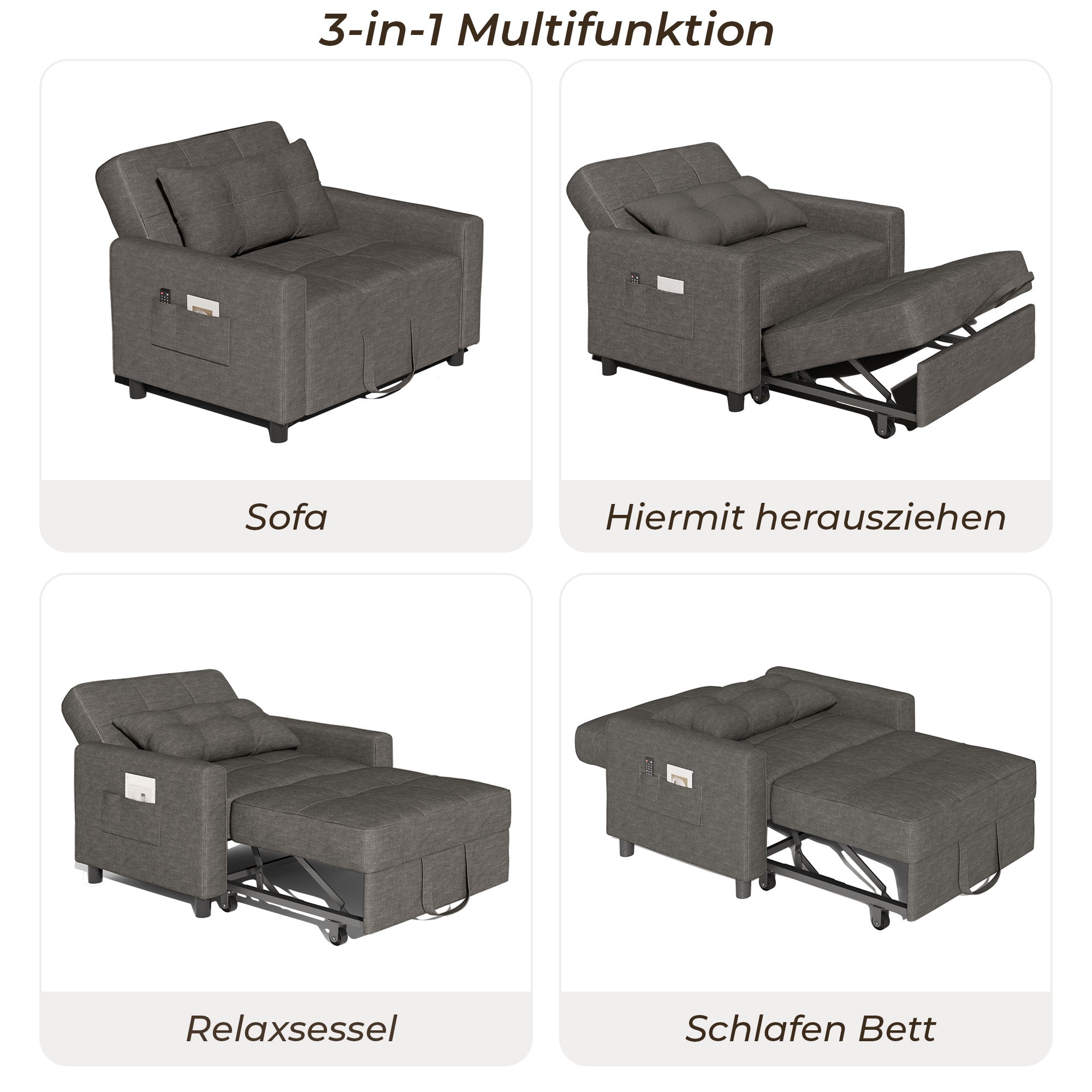 bealife-ar22-schlafsofa-dunkelgrau-191-cm-3-in-1-mit-rollen image 4