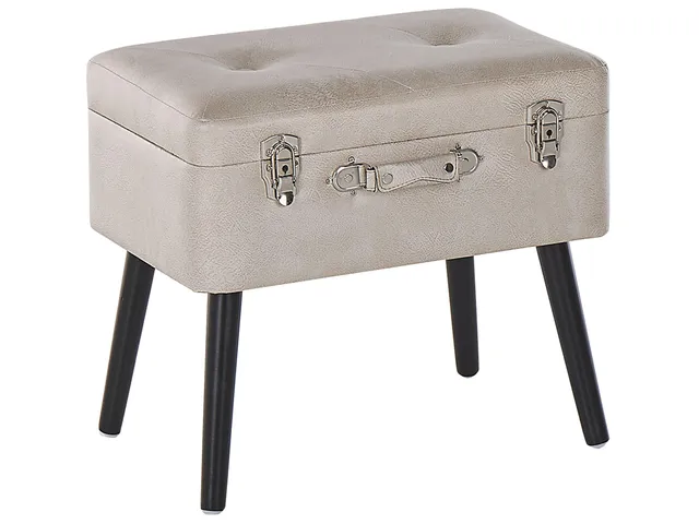 beliani-mallard-hocker-stauraum-beige-kunstleder-52cm image 1
