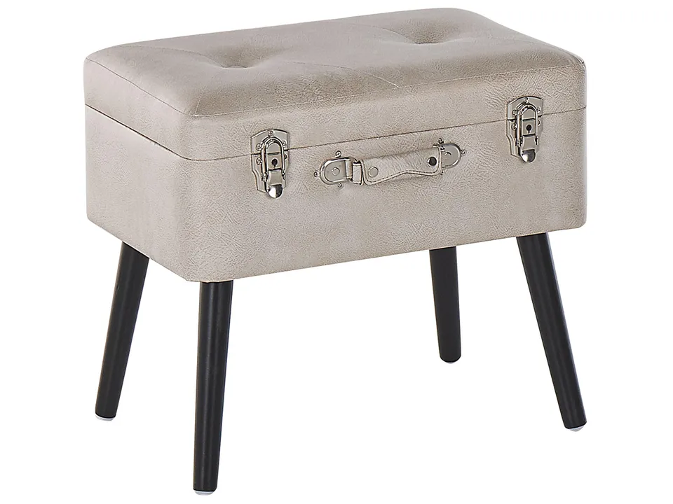 beliani-mallard-hocker-stauraum-beige-kunstleder-52cm image 1
