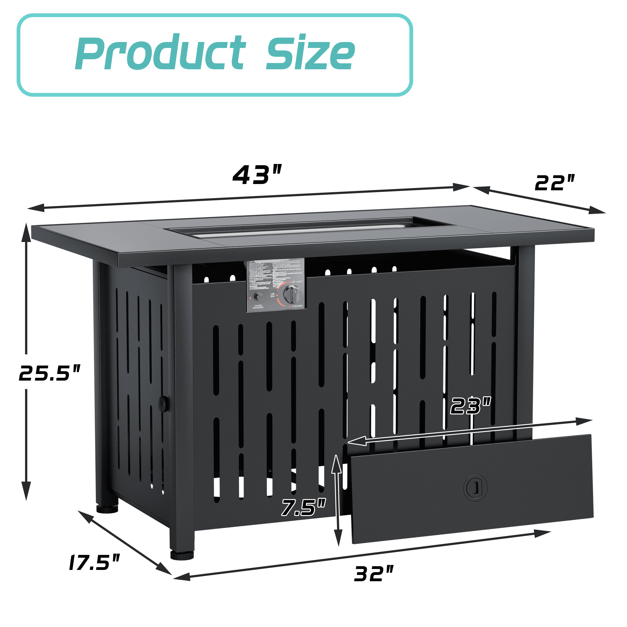 homall-patio-furniture-gas-feuertisch-43-zoll-rattan image 8